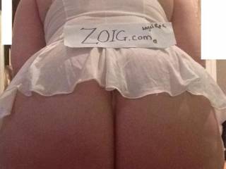 all you Zoigers seem to like my butt pics so here's a white one!!