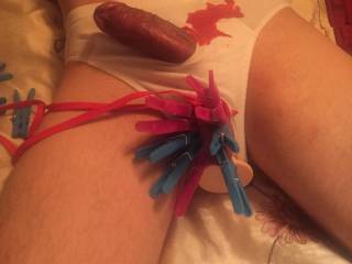 I had it all that night pegged hot wax tied cock and balls. Let me know what you think pls