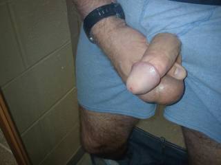 My dick and balls hanging out of my underwear!