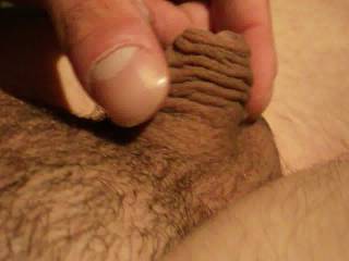 You have a very nice dick and I love the foreskin. It makes me wish I wasn't circumcised.