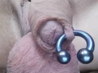 My cock with purple ring