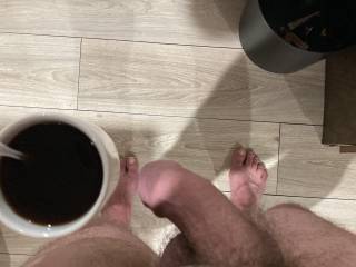 Coffee and cock?