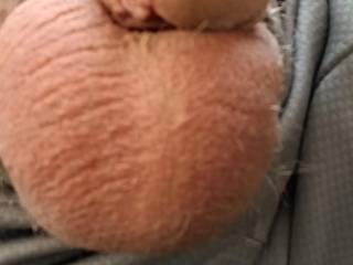 Friend taking pictures of my cock outside