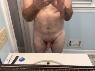 Mirror selfie, ending a day,