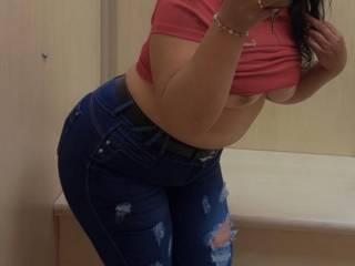 me in the changing room