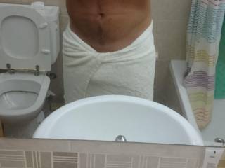 just here after bath