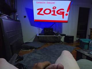 Playing with my cock watching homemade videos