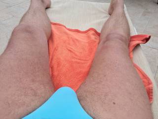 Not very sunny and a bit cold, hence the small bulge...