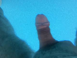 When I need a little hands free stimulation I let it dance in the pool jet. When it hits it right I can nearly cum!