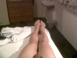 full leg and pube shave