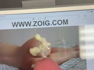 Mrs. Imagination wanted cum on her amazing ass…. It was such a pleasure to give it to her…