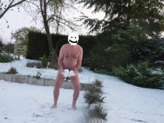 Nakedness makes your skin tingle. Sent it to my girlfriend as I was joking there was not enough to make a snowman just some snowballs - you can guess the rest.