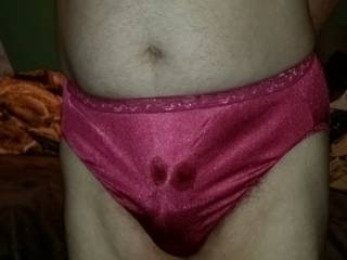My new HHW hi cut panties, very silkie, very sexy.. These feel GOOD ! Want to help me cum in these ???