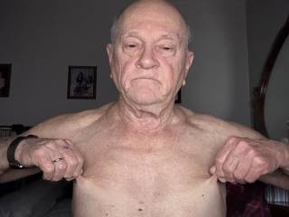 Tweaking with my nipples