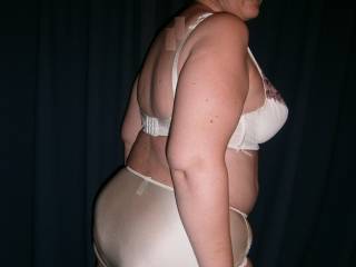 Some more pics of my bbw babe in her underwear. Hope you enjoy as much as I do!