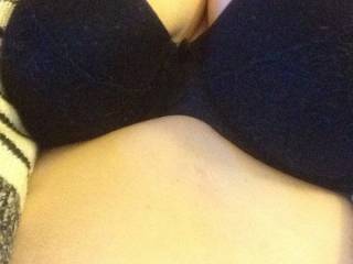 my big tits in a bra who would like to play with them and what you do with them