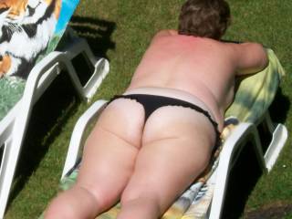 Sunning that lovely ass