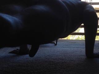 Does anyone else do push-ups nude?