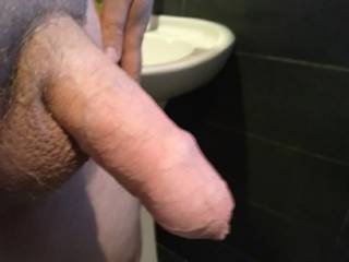 I wanted to show off some semi erect cock as well as my balls