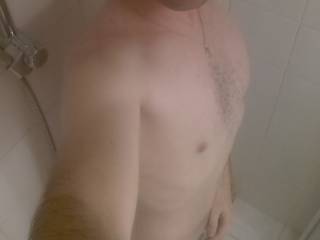 naked in shower