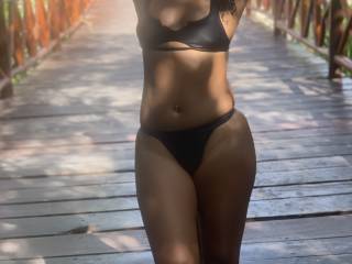Caught a lot of eyes while on vacation wearing this tiny bikini
