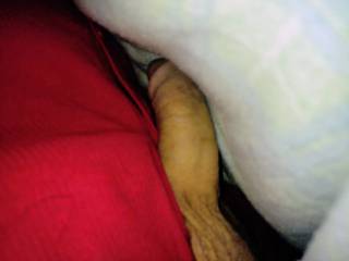 Woke up in the middle of the night hard as hell, cock sticking out of my union suit...want some?