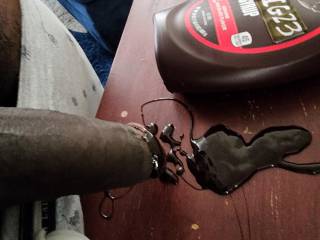 Get ready here cums the hot "chocolate" sauce