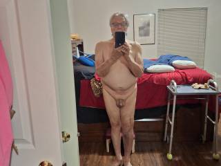 My burlesque dancer's body and my dick is growing.