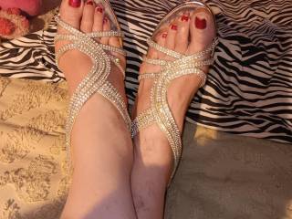 My wife\'s Sexxy Feet in some Sexxy Shoes tell me what you think Sexxy or not?