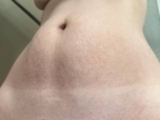 I love the shape of her tits from this angle, and don\'t her nipples look so suckable?