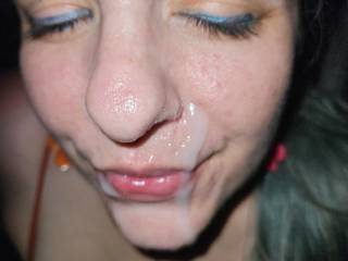 She has to get about a hundred photos of her before the cumshot, during, and after!