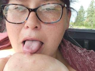 Got horny on my errand run....