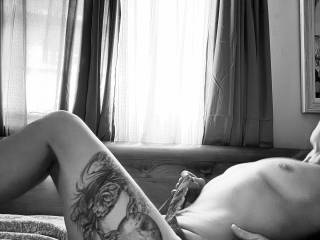 Black and White of wife and her delicious sexy self!!