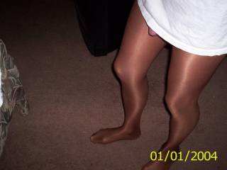 Oh i love the feel of pantyhose
