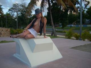 Flashing and teasing
