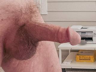 Waiting to be sucked off.