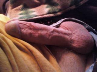 a little swollen