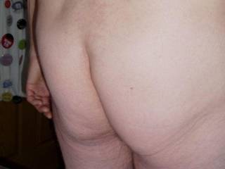 Just my butt as I stand in my bedroom in April of 2023. Camera used, Z50.