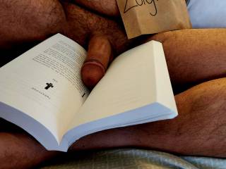 My own smut book boyfriend. He\'s just holding my page while i admire him.