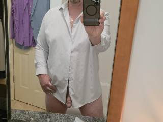 Just starting to rise up...down there too as I get ready for work.  Guess I should put some pants on!