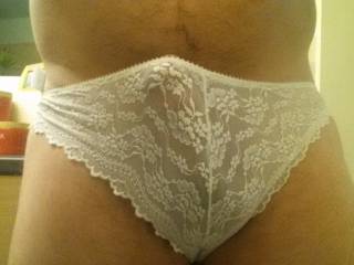 mmmm I can sense your big stiff cock straining to get out of those sexy panties...would love to stroke it now and make you explode all over them