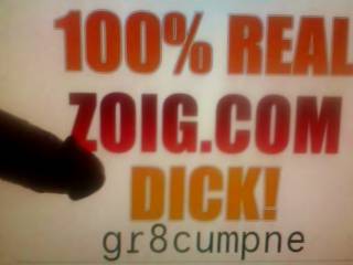 Real dick in front of Zoig Real On Screen Banner