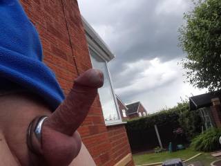 Love getting my cock out for the neighbours