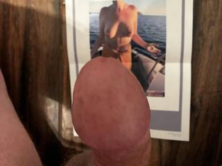 Milfcummer going to get nauty on the boat with Mrs niceandnauty! Going to blow on her tits. Just look at her sexy as sex!