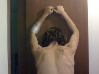 my back just after getting some new tats a couple years ago
