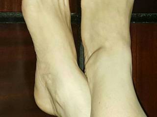 My wife's beautiful feet.....
