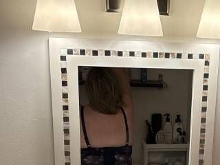 Love that the outfit has a thing with it and look how nice that ass is in it