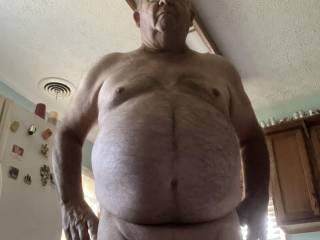My small dick in the kitchen