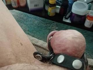 Like tieing up my cock and balls!