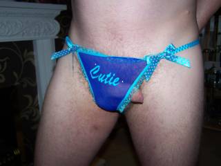 poking out of my cutie panties